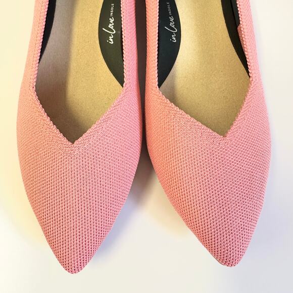 Rothy's the High Point knit low block heel in Tulip/pink Size 9.5 point toe - Picture 5 of 15